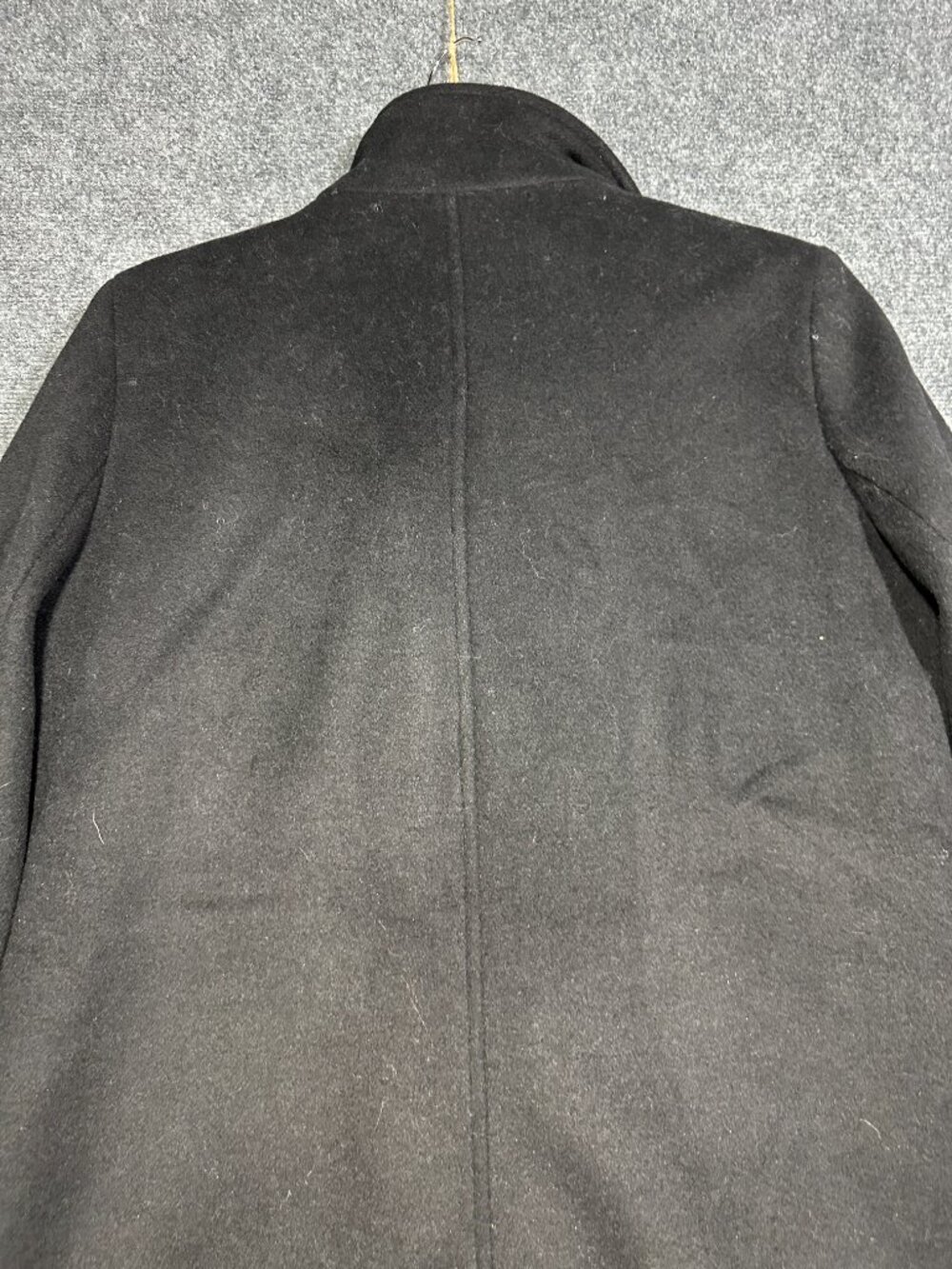 Lauren Ralph Lauren Black Label Wool Peacoat Womens 8 Black Tab Front Button NEW - Picture 10 of 11